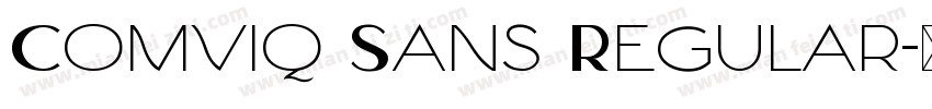 Comviq Sans Regular字体转换